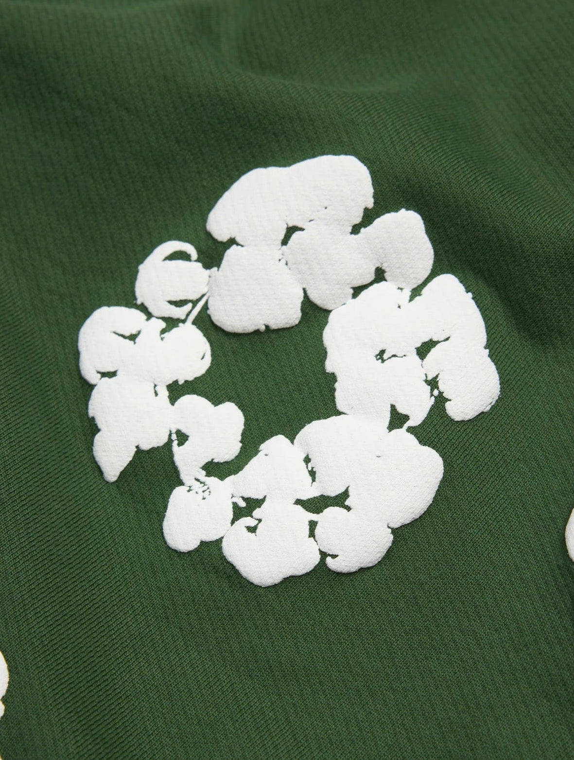 COTTON WREATH SWEATSHORTS GREEN