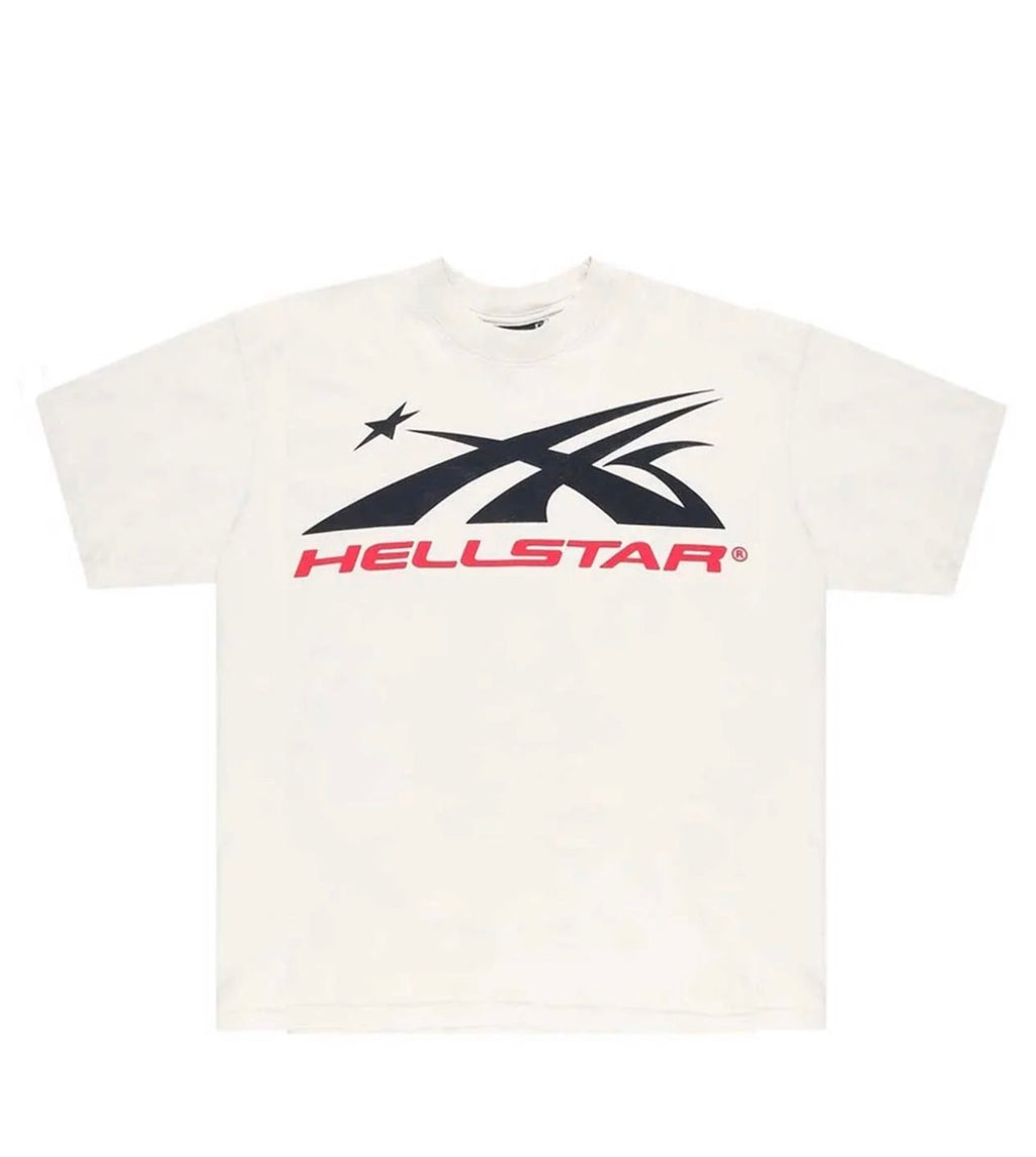 Hellstar Sport Logo Gel Tee White/Red