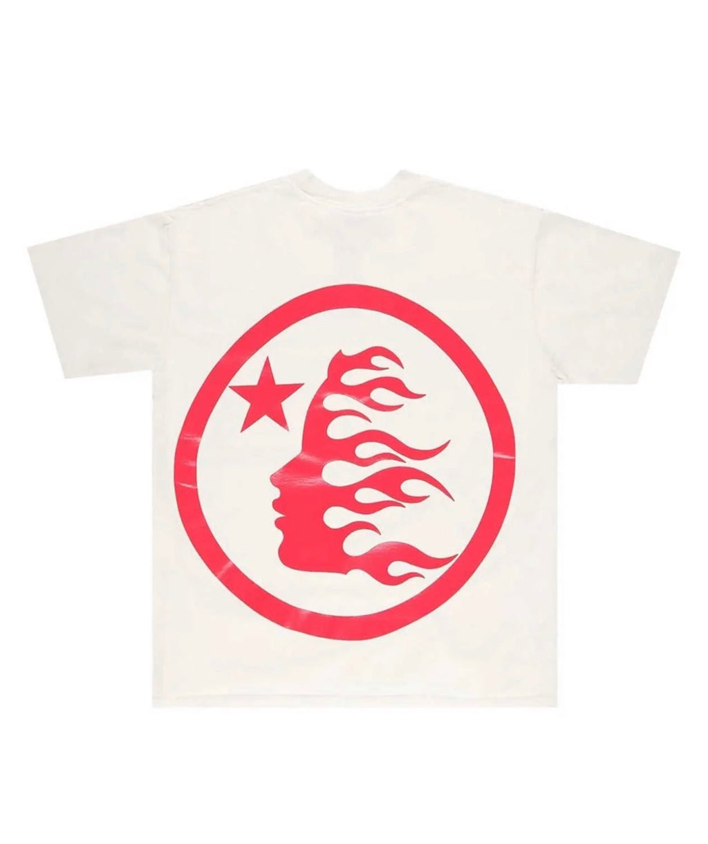 Hellstar Sport Logo Gel Tee White/Red